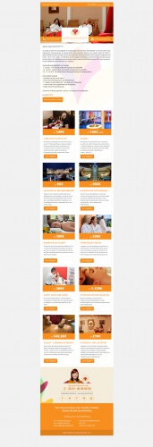 HTML Vorlage für Newsletter von wellnesshotel24.de