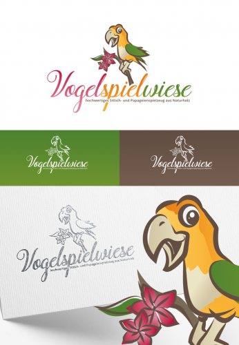  Logo Onlineshop für Sittich und Papageienspielzeug