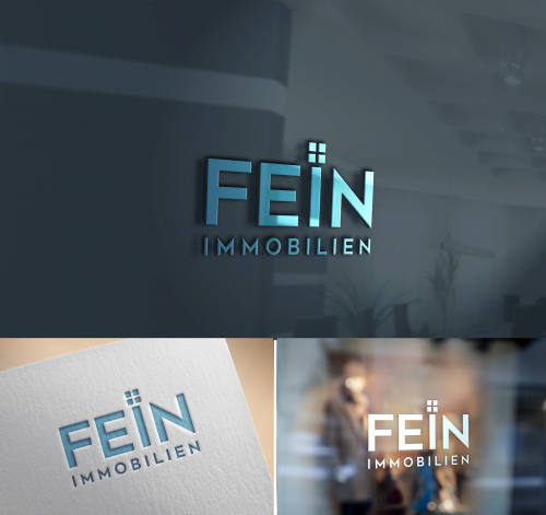 Immobilienmaklerbüro sucht Logo! Real estate office searches for a logo! FEIN Immobilien