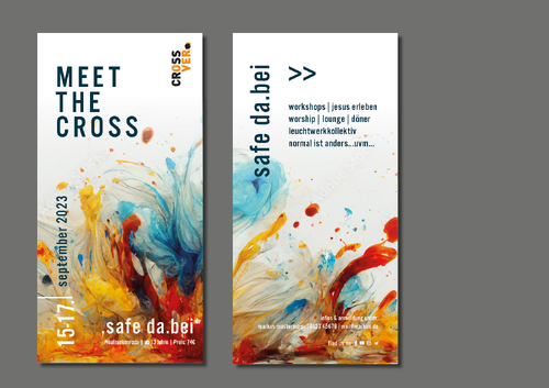 Flyer für ein Jugendfestival