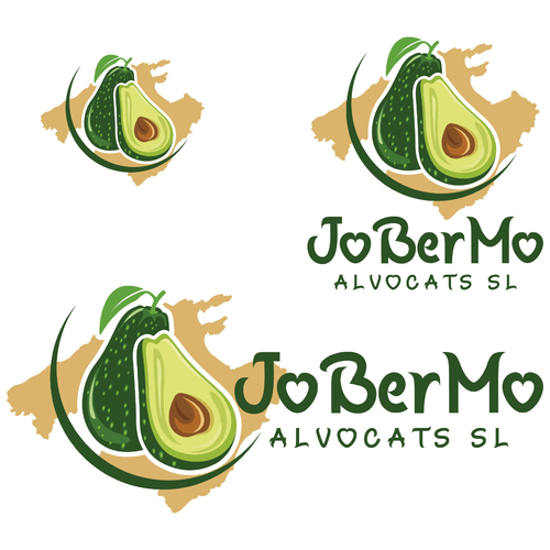 Logo-Design für Avocado-Unternehmen