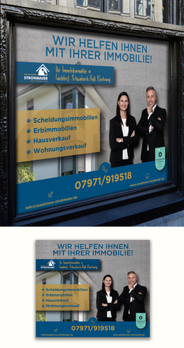 Plakat-Design für Immobilienmakler