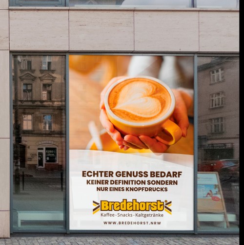 Plakat-Design mit Fokus auf das Thema Kaffee