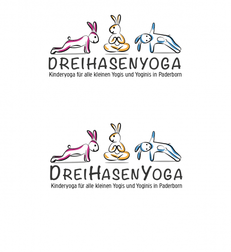  Logo für einen Kinderyoga-Kurs