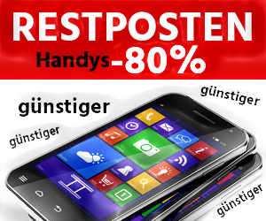 Banner/Werbemittel für Großhändler für Handy-Restposten