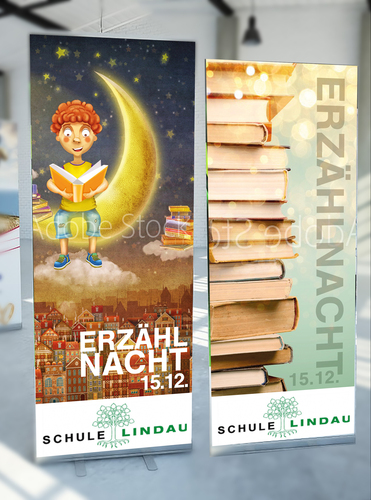  Roll-up-Banner für Schule gesucht