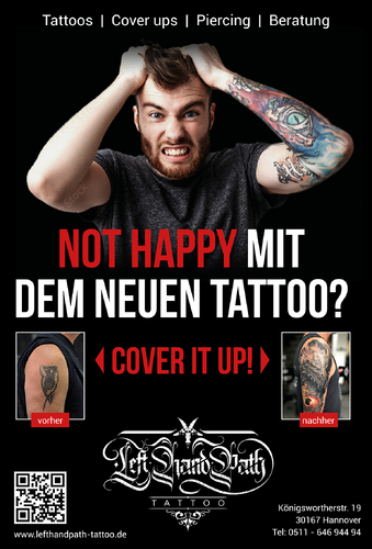Plakate für Tattoostudio