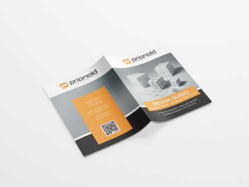 Cover-Design und Resizing - Broschüre für Kunststoffspritzguss-Dienstleister