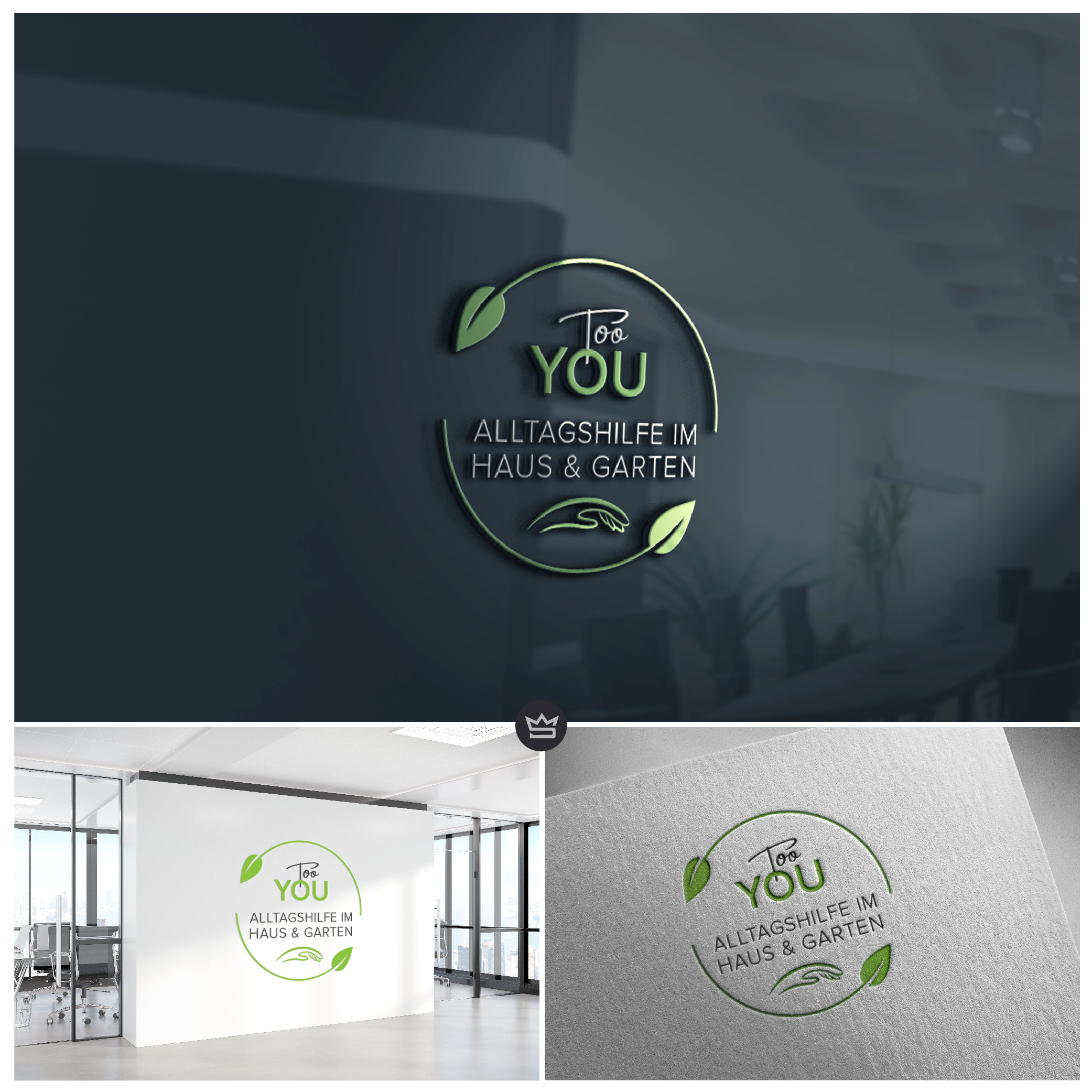 Logo für Alltagshilfe im Haus und Garten und für Senioren von sav4art, Design 23