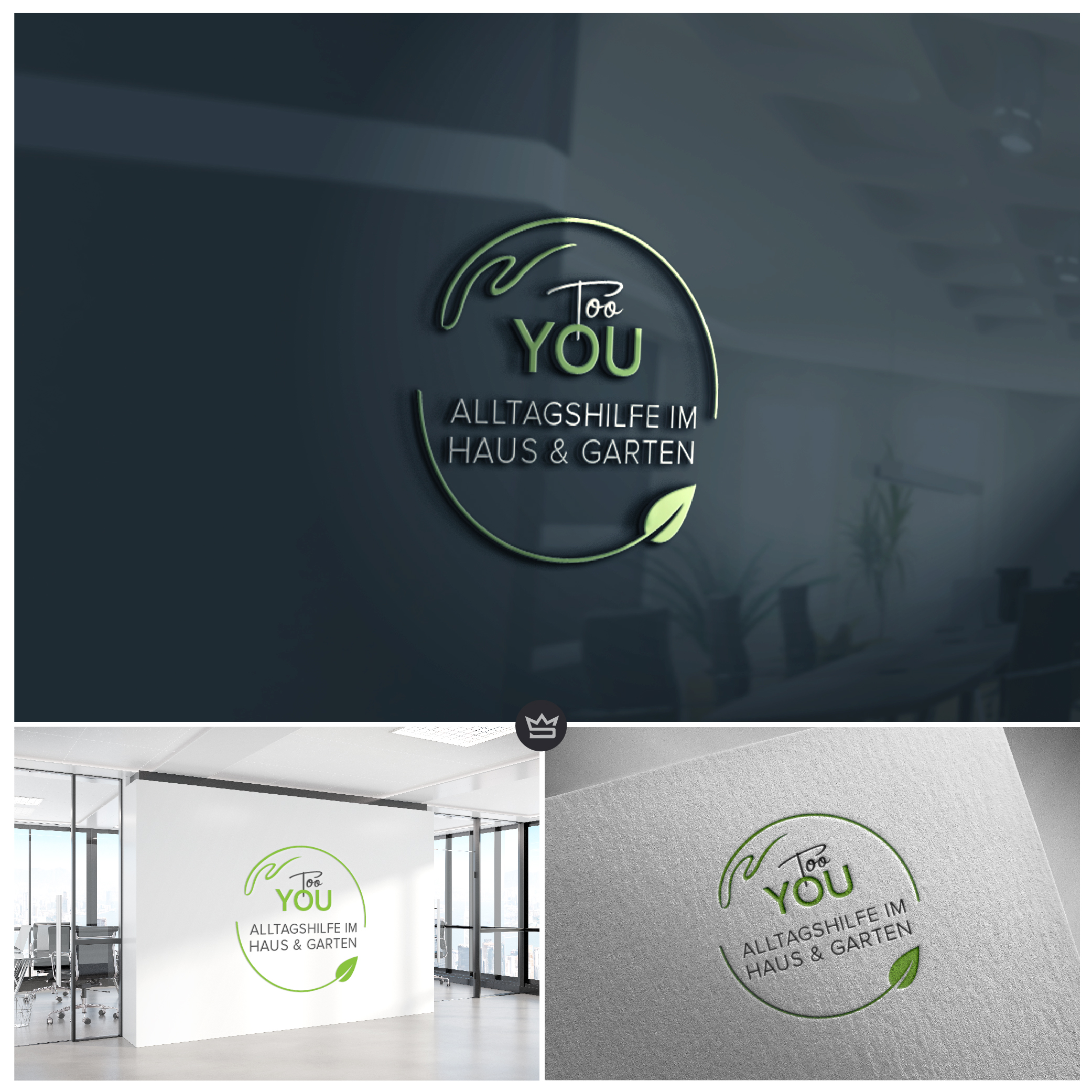 Logo für Alltagshilfe im Haus und Garten und für Senioren von sav4art, Design 25