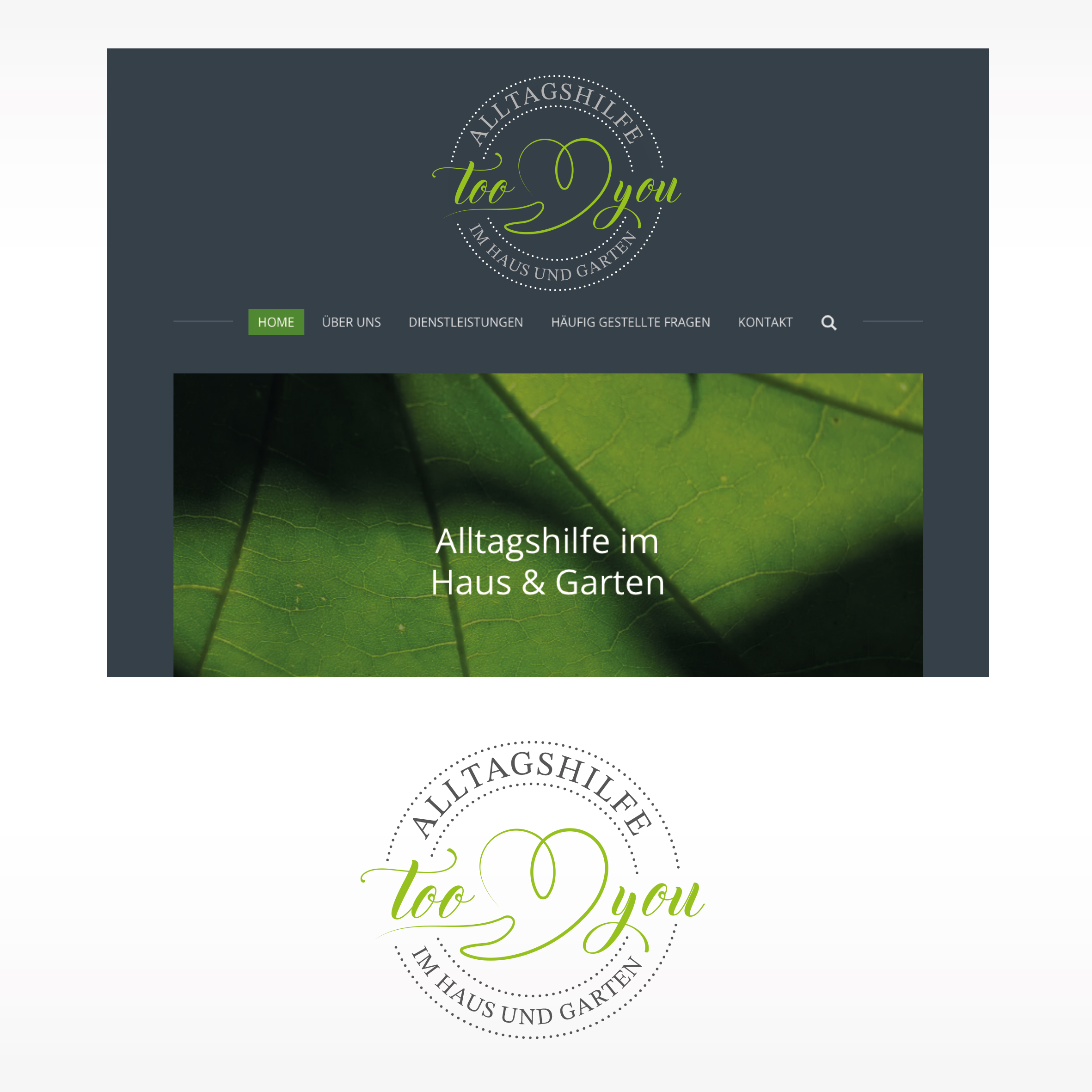 Logo für Alltagshilfe im Haus und Garten und für Senioren von macdet, Design 77