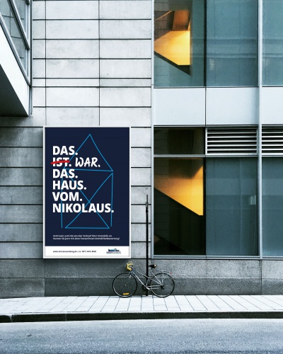 Plakat-Design für Immobilienvertrieb