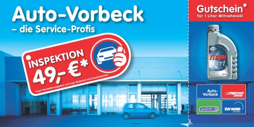 Auto-Vorbeck Mailing-Flyer 01/15