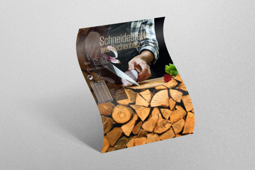 Flyer-Design für Verkauf von Küchenprodukten