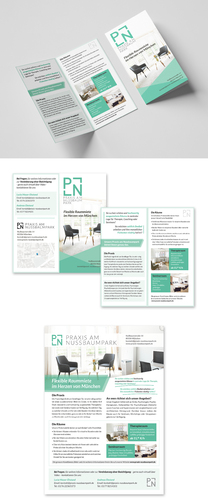 Flyer-Design für Open Workspace Lösung