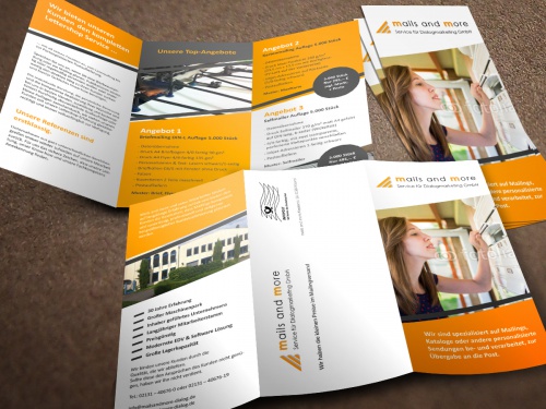 Flyer für Lettershop