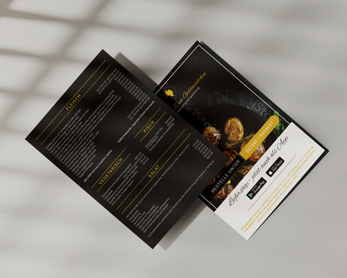 Flyer Lieferservice / Gutschein / Visitenkarte