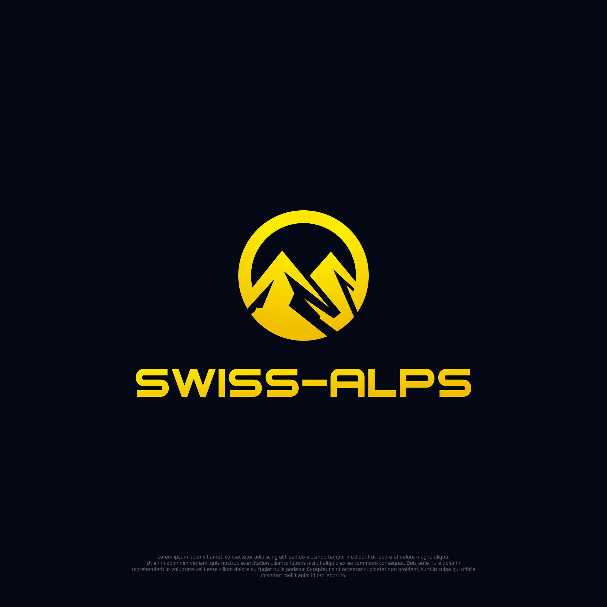 Logo-Design for products from Switzerland