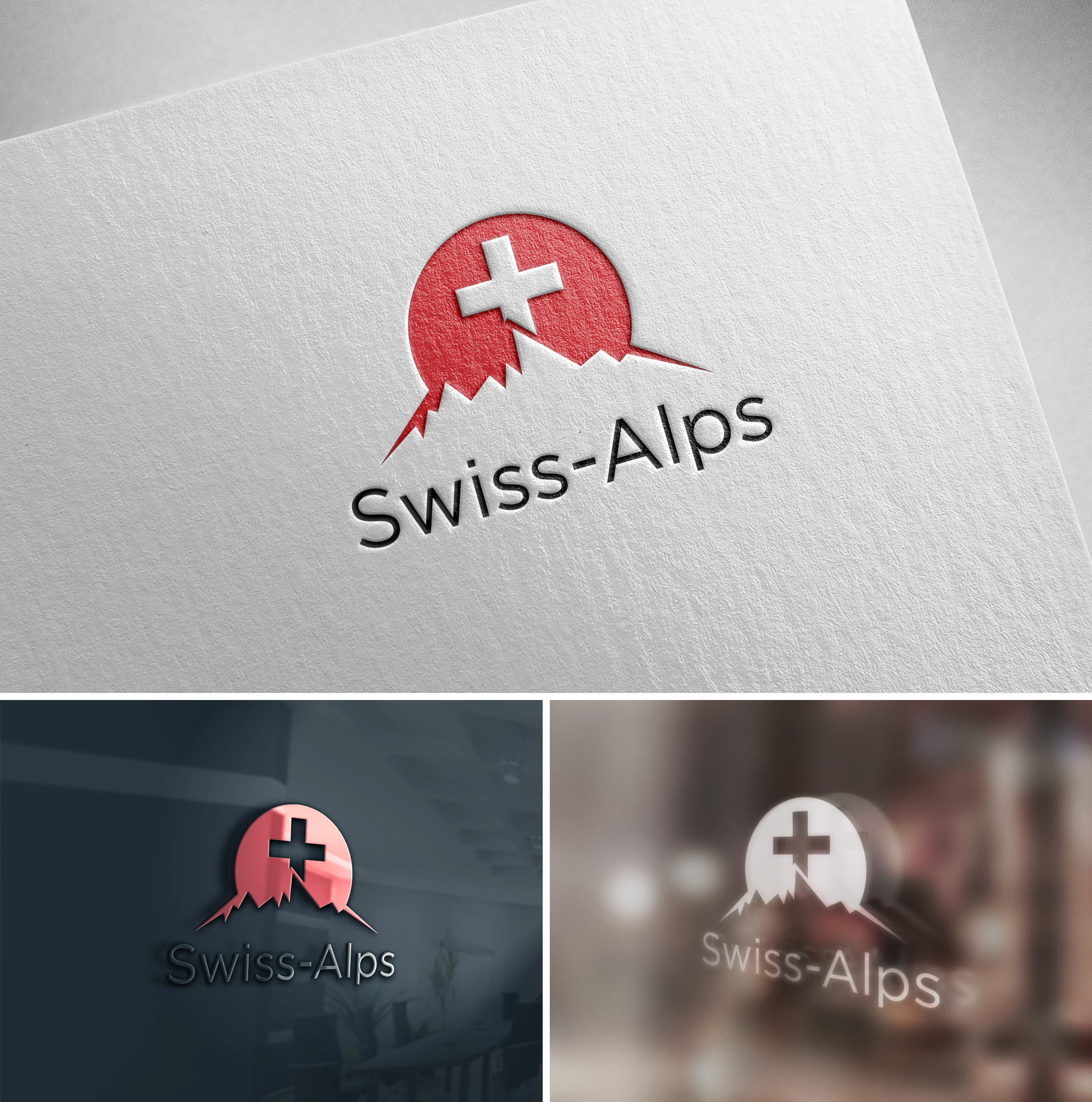 Logo-Design for products from Switzerland