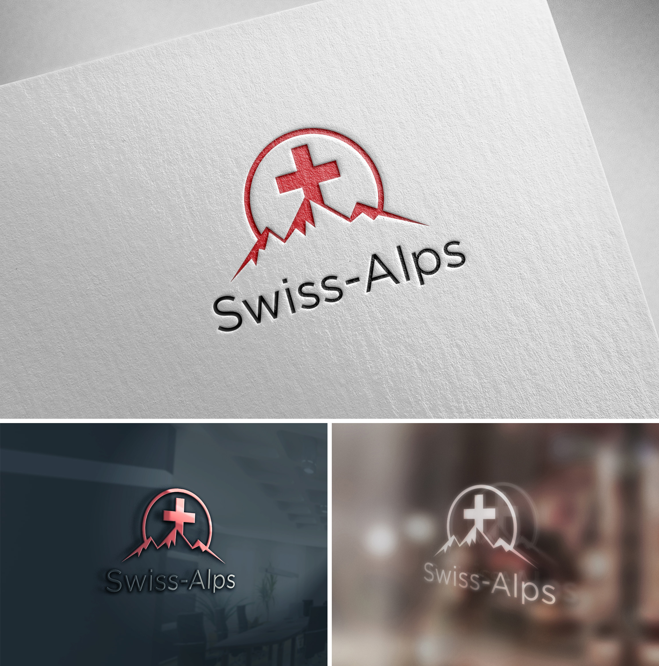 Logo-Design for products from Switzerland