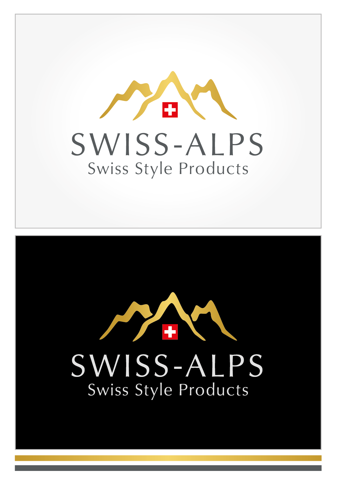 Logo-Design for products from Switzerland