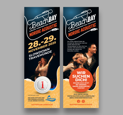 Flyer für ein Singer-Songwriter Festival