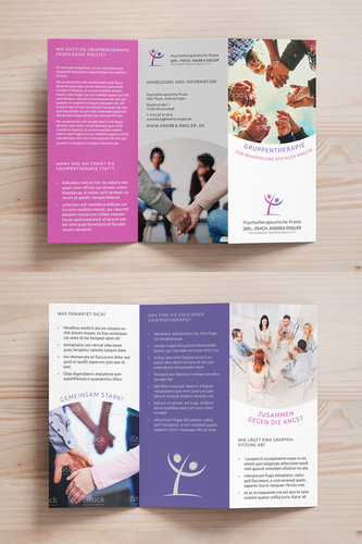  Flyer-Design für psychotherapeutische Praxis