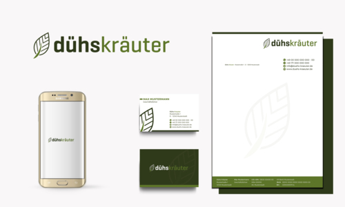 Corporate Design für Händler von Kräutern im B2B