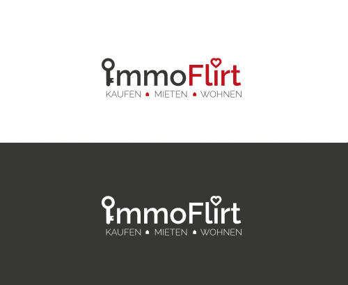  Logo-Design für ImmoFlirt oder Immo Flirt