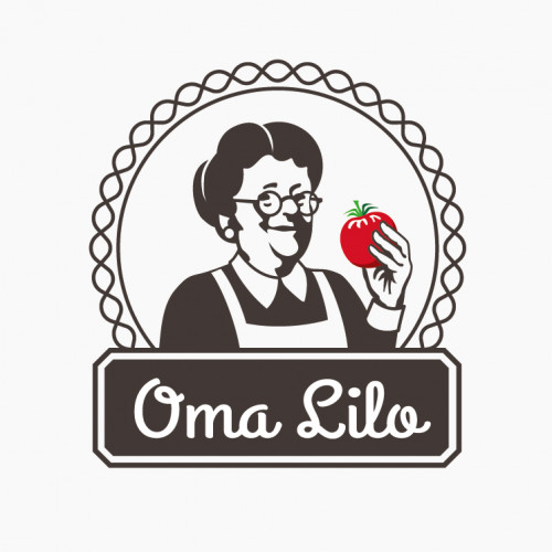 Traditionelles Logo-Design mit Oma für hochwertiges Ketchup