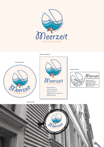  Logo-Design für Fußpflege und Kosmetik