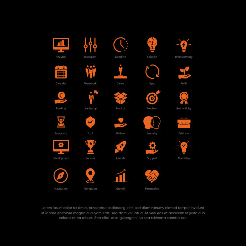 Icon-Design für eine Beratungs- bzw. Werbeagentur