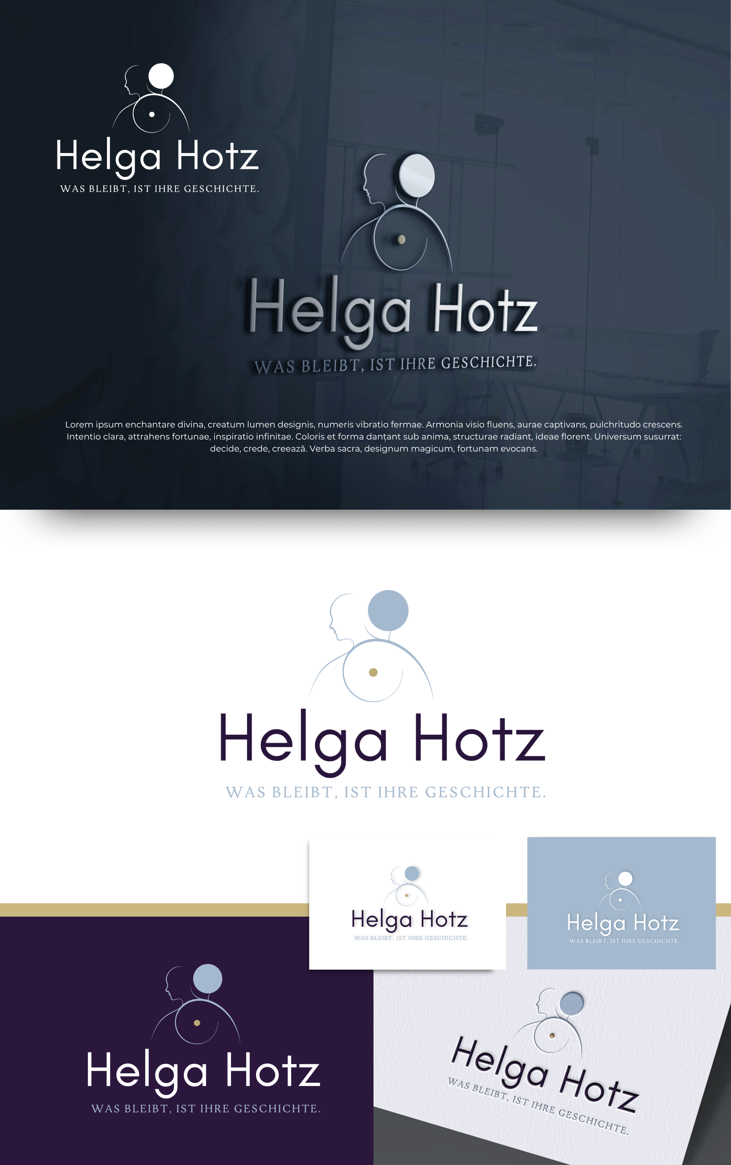 Logo für Psychologin und Laufbahnberaterin von WienIDeea, Design 14