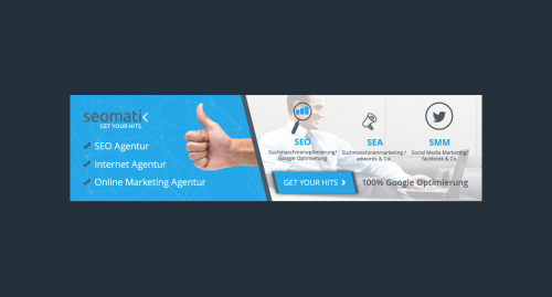  Webbanner-Design für Online-Marketing-Agentur