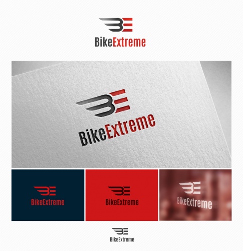  Logo-Design für Motorradkleidung und Zubehör für sportliches Fahren und Rennstrecke.