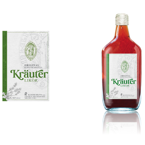 Etiketten-Design für Kloster Likör