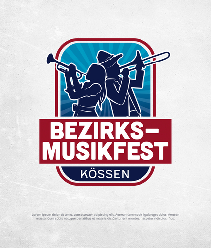 Illustration für Bezirksmusikfest