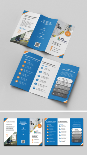 Flyer für Wasser-, Brand- und Schimmelschadensanierung