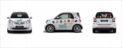 Fahrzeugbeschriftung Smart fortwo Baujahr 2017