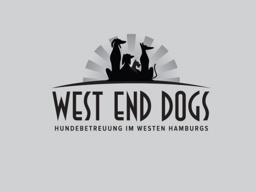 Logo-Design für West End Dogs Hundebetreuung in Hamburgs Westen