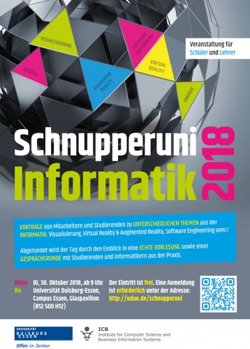 Universität sucht Plakat-Design zur Werbung