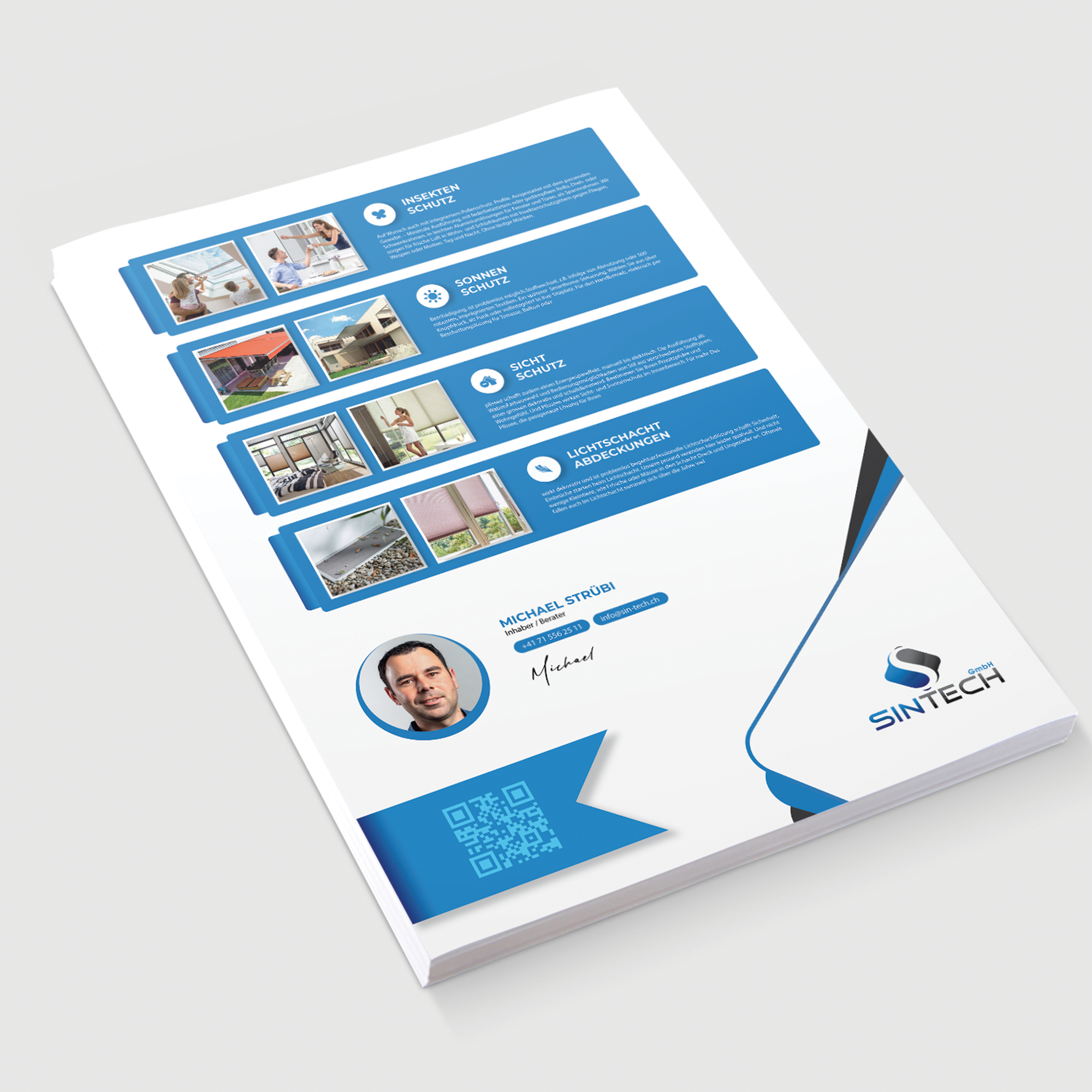 Flyer für Verkauf und Installation von Sonnen- und Insektenschutzprodukten von pixelsbyabhishek, Design 9