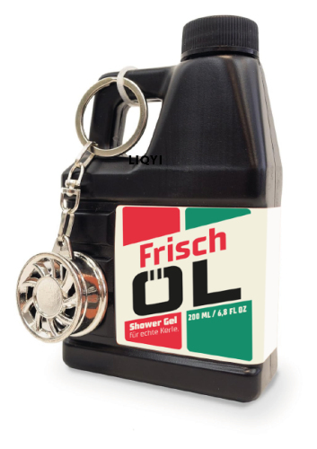  Erstellung Etikettendesign für Duschgel inm Deko Kanister als Geschenkartikel für Männer