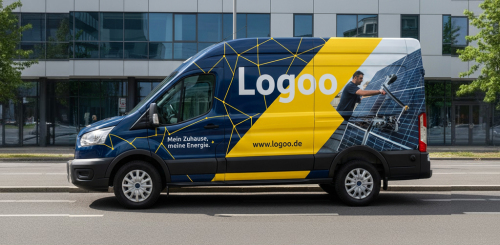 Fahrzeugbeschriftung für Produktionsfirma
