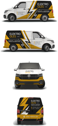  Fahrzeugbeschriftung für ein Elektroinstallationsunternehmen