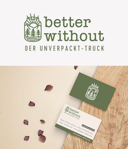 Logo & Visitenkarte für mobilen Unverpackt-Laden