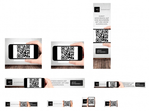 Banner für Art-QR versteckte Kunst - Gewinner steht fest!