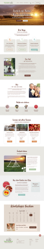 Webdesign für einen Event-Bauernhof