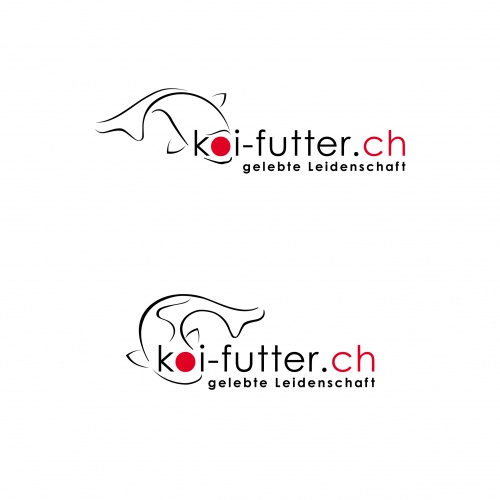 Logo-Design für Koi-futter.ch      online Shop für alles rund um Koi & Teich