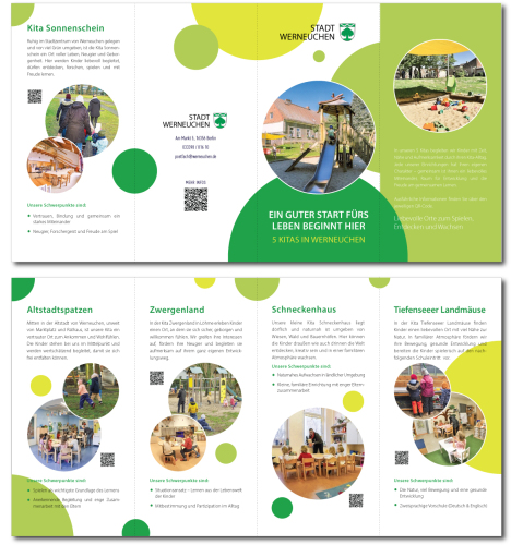  Kitaflyer der Stadt Werneuchen  –  Ein guter Start fürs Leben beginnt hier